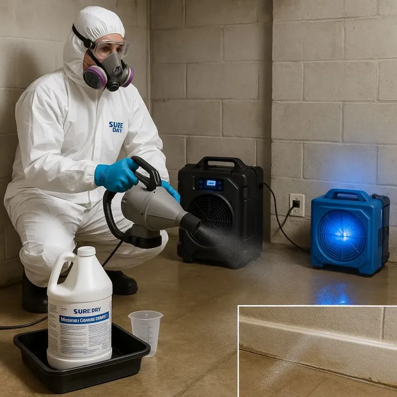 Sanitization and Odor Removal process in Woodburn, VA